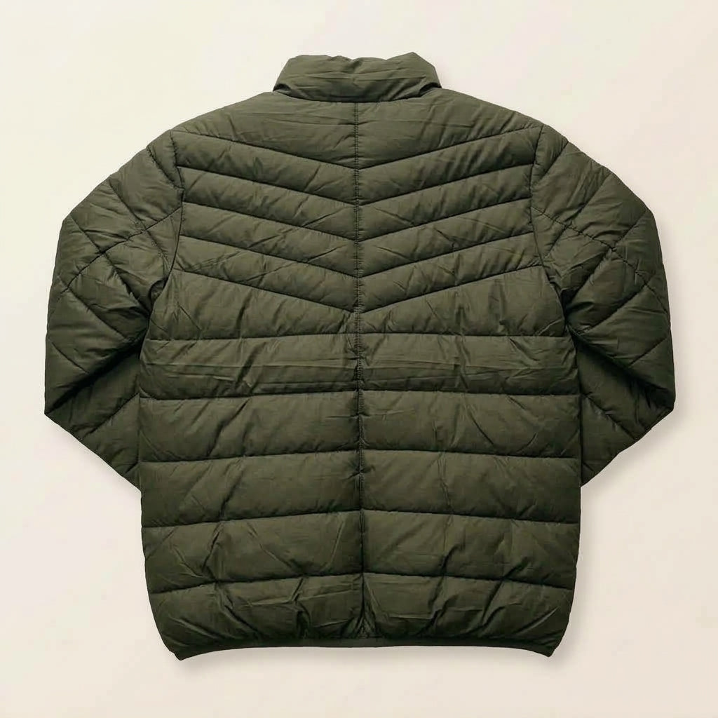 Chamarra térmica para hombre verde